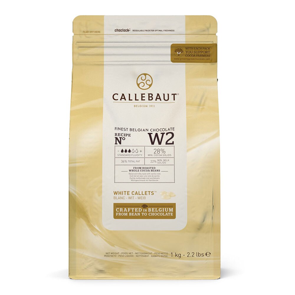 Callebaut White W2 - Chocolate Callets (28% Cocoa)