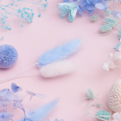 Deluxe Dried Flower Box (Blue & White)