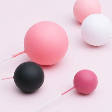 32 Pieces Cake Decorating Ball Sets - White, Pink, Hot Pink & Black