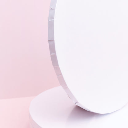White Gloss Cake Drums – 12mm Thick (Pack of 5)
