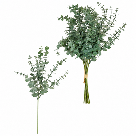 Artificial Pointed Eucalyptus Sprig (5x Sprigs)