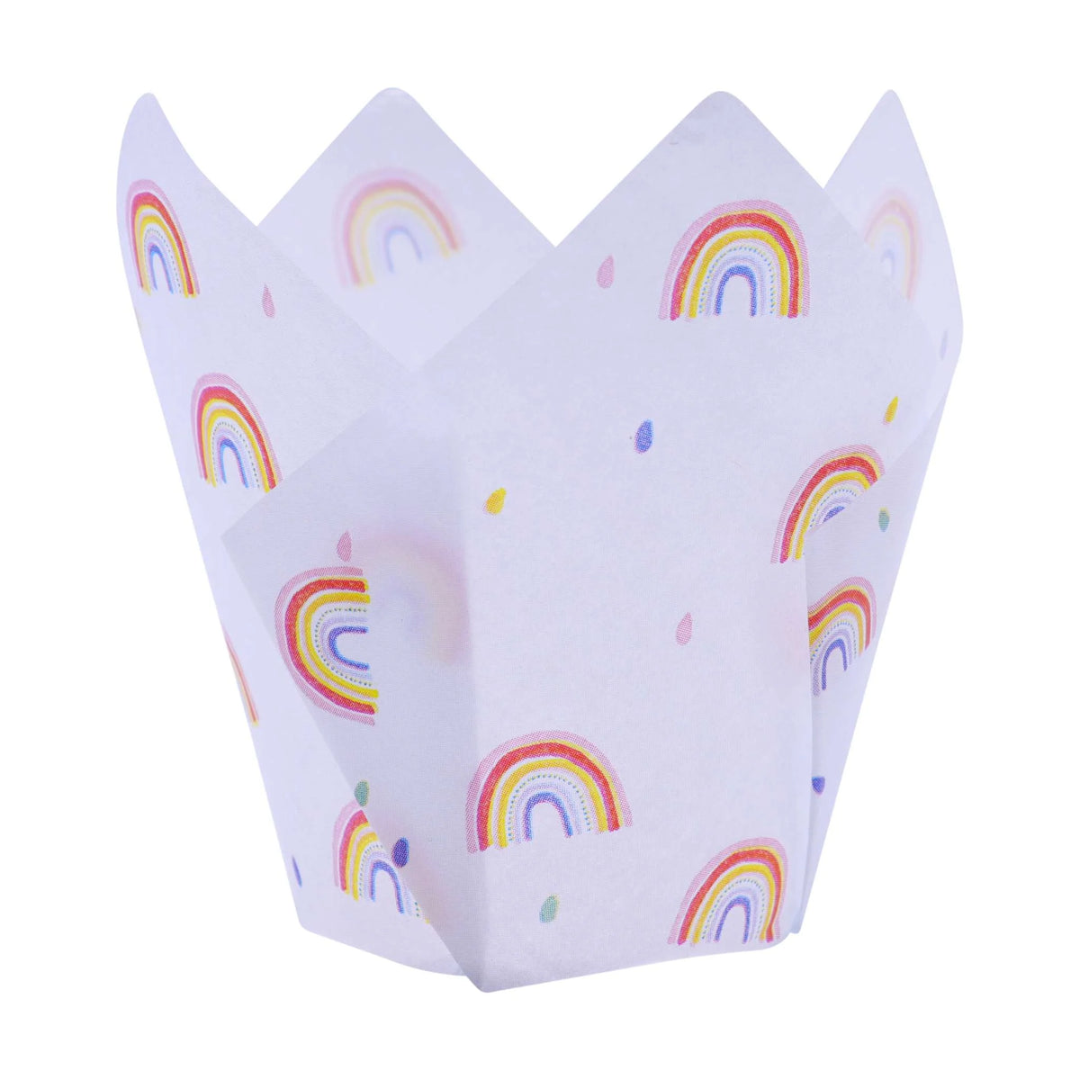 Tulip Cupcake Liners – 24 Pack (Rainbows)