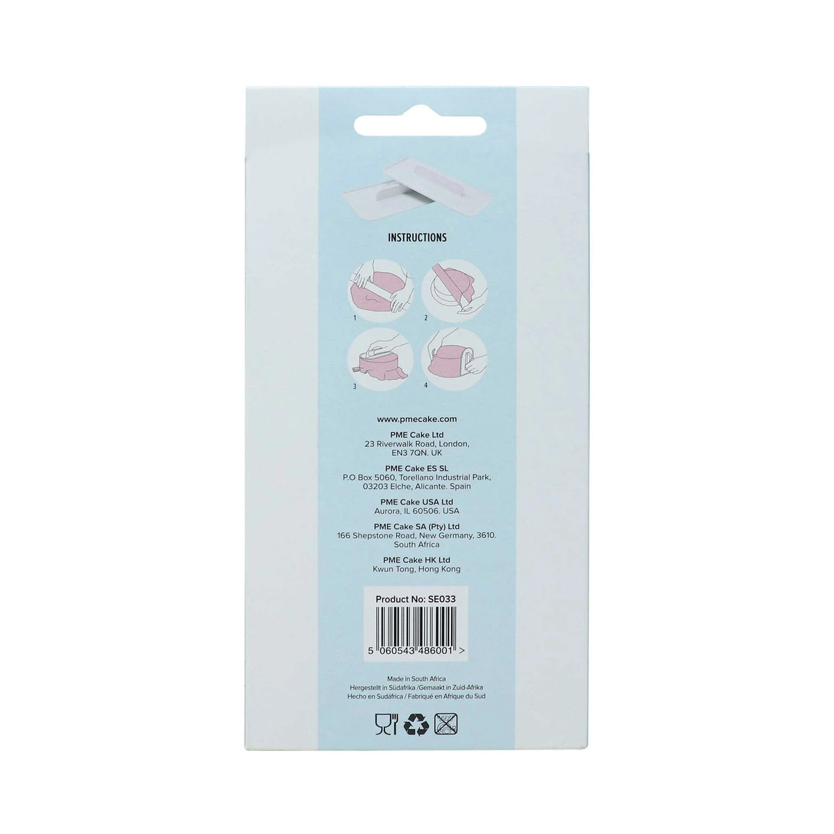 PME Cake Smoothers For Tall Cakes Set Of 2