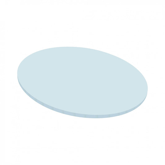 Round Matt Masonite Board 5mm - Baby Blue