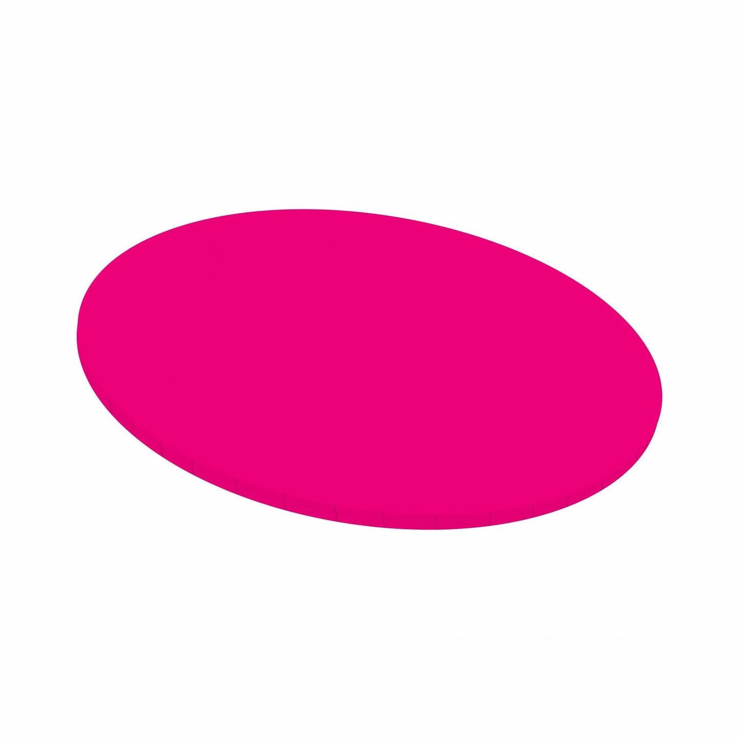 Round Matt Masonite Board 5mm - Hot Pink