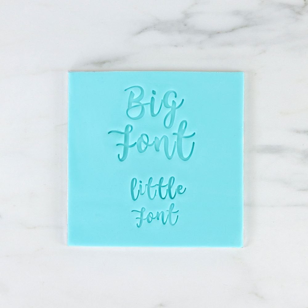 PME Fun Fonts Embossing Collection - For Cupcake & Cookies