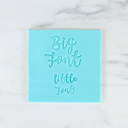 PME Fun Fonts Embossing Collection - For Cupcake & Cookies