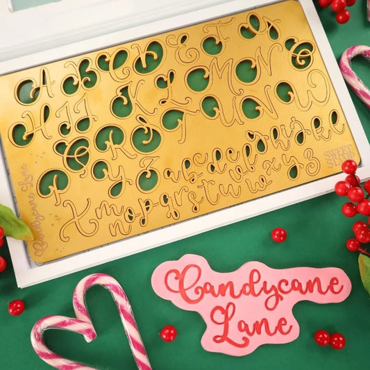 Large Letter Set - Candycane Lane