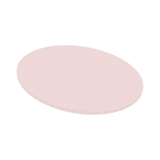 Round Matt Masonite Board 5mm - Baby Pink